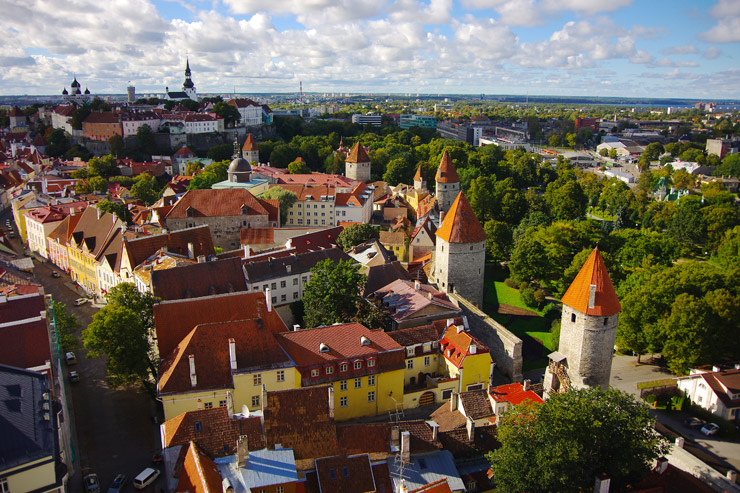 タリン歴史地区（旧市街） | エストニアの世界遺産